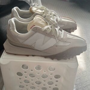 New Balance White and Cream Shoes